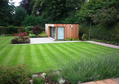 Luxury garden room in landscaped setting Cheshire