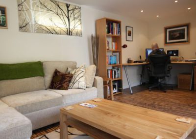 Garden living annexe interior