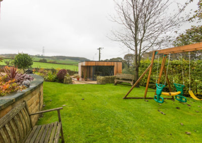 granny annexe in garden