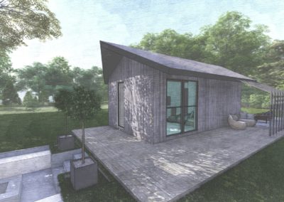 Contemporary open plan annexe