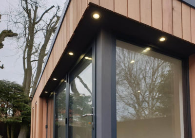 garden room details, lighting
