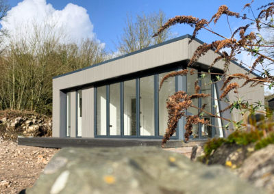 granny annexe in garden