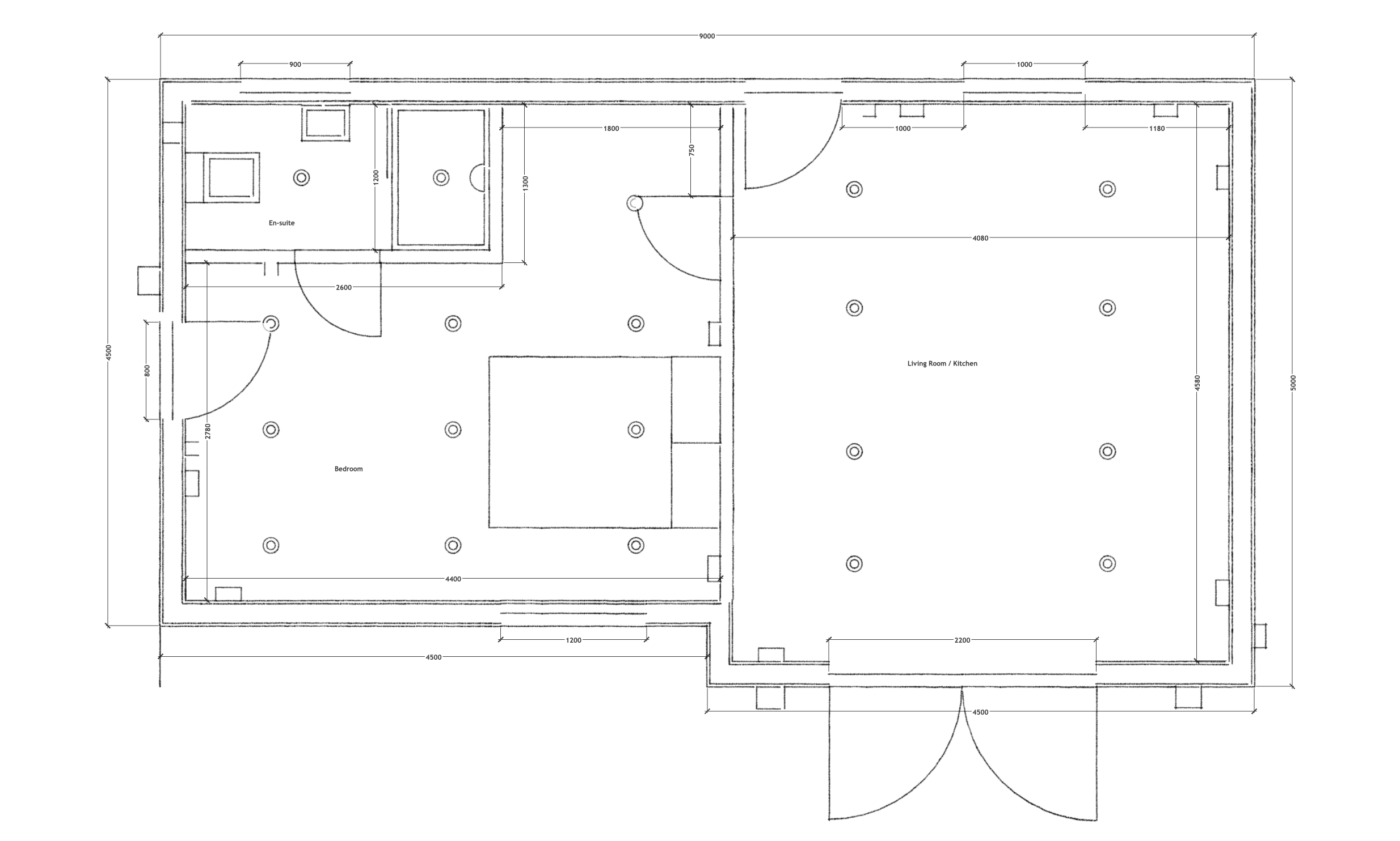 Granny annexe floorplan